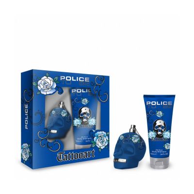 Set Police To Be Tatooart Edt 75 Ml + Body Shampoo 100 Ml