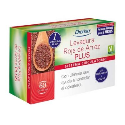 Levure de Riz Rouge Plus Vegan 60caps Dielisa