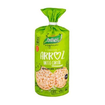 Brown Rice Pancakes Without Added Salt Gluten Free Bio Vegan 130g Santiveri