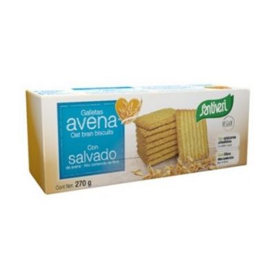Galleta Salvado Avena Vegan 270g Santiveri