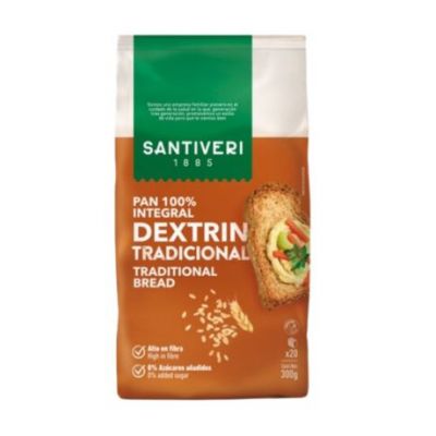 Dextrin Traditional Whole Wheat Bread 300g Santiveri