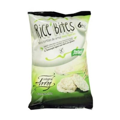 Mini Rice Bites Gluten Free Rice Cakes 100g Santiveri