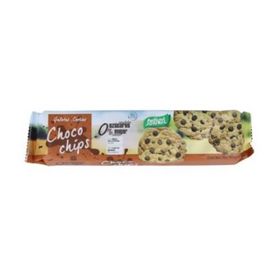 Biscotti Integrali Con Gocce Di Cioccolato 185g Santiveri