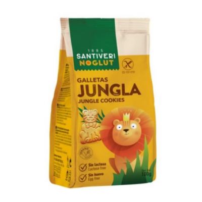 Jungle Noglut Biscotti Senza Glutine 100g Santiveri