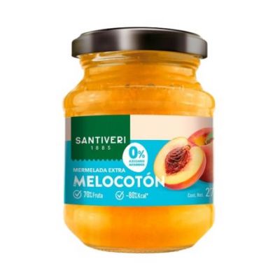 Peach Jam 0% Sugar Vegan 270g Santiveri