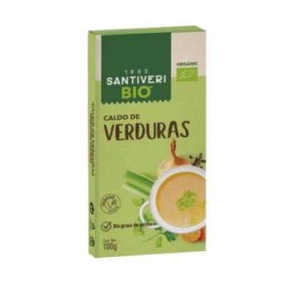 Dadi per Brodo Vegetale Biologico 100g Santiveri