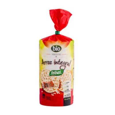 Organic Brown Rice Pancakes with Salt Gluten Free 125g Santiveri