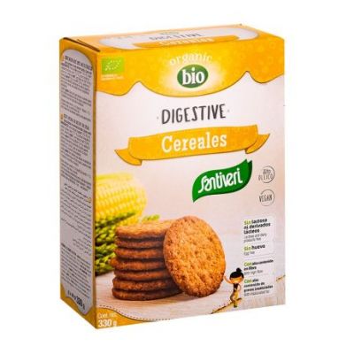 Organic Cereal Digestive Cookies 330g Santiveri