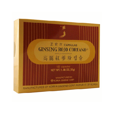 Ginseng Rojo Coreano 100caps GRC