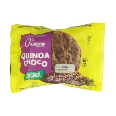 Digestive Quinoa Choco Cookies 0 Sugar 27g Santiveri