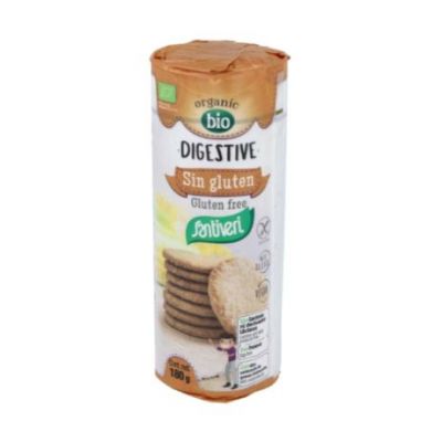 Organic Gluten-Free Digestive Cookies 180g Santiveri