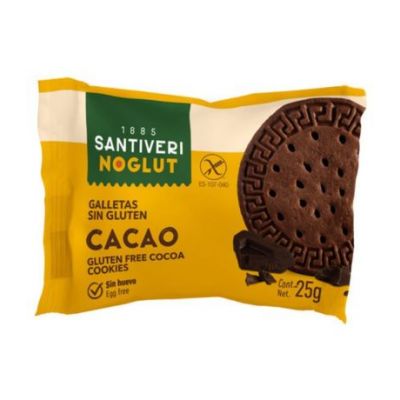 Digestive Cookie with Cocoa Noglut 25g Santiveri