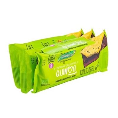 Quinoa Toasts with Eco Dark Chocolate 57g Santiveri