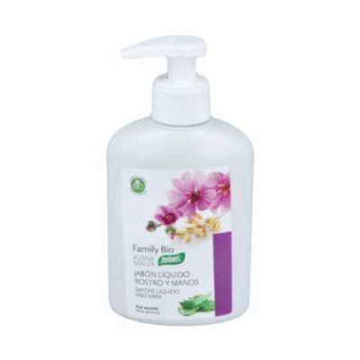 Sapone mani viso alla farina d'avena bio 250ml Santiveri