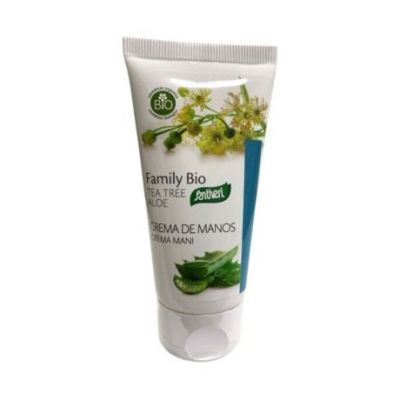 Crema mani biologica Tea Tree 50ml Santiveri