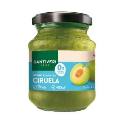 Mermelada Ciruela 0% Azucares 270g Santiveri