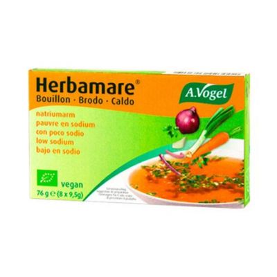 Herbamare Bouillon Vegetable Broth Cubes Low in Salt Bio Vegan A.Vogel