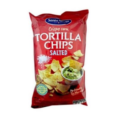 Nachos Tortilla Chips a La Sal 185g Santa Maria