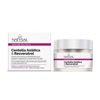 Crema Facial Centella Asiatica y Resveratrol 50ml Natysal
