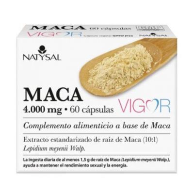 Maca 4000Mg SinGluten Vegan 60caps Natysal