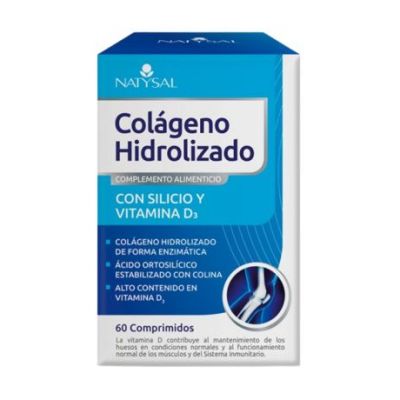 Hydrolyzed Collagen with Silicon and Vitamin D 60comp Natysal