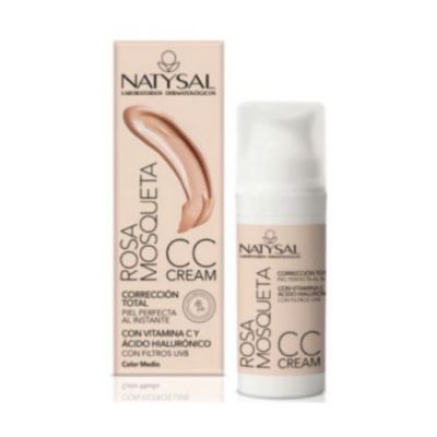 Cc Cream Rosa Mosqueta Color Medio 50ml Natysal