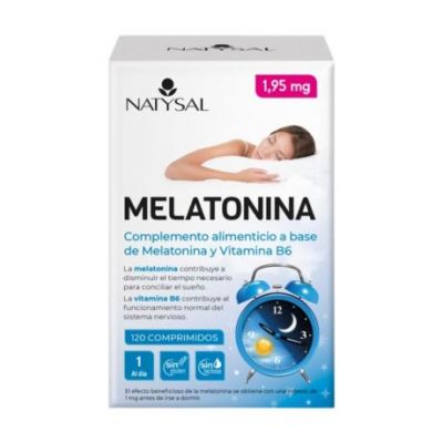 Melatonina 1.95Mg SinGluten 120comp Natysal