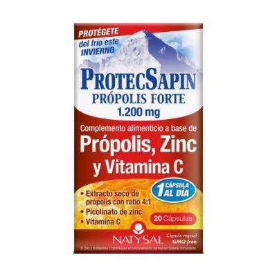 ProtecSapin Propolis Forte SinGluten 20caps Natysal