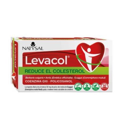 Levacol Vegan SinGluten 30caps Natysal