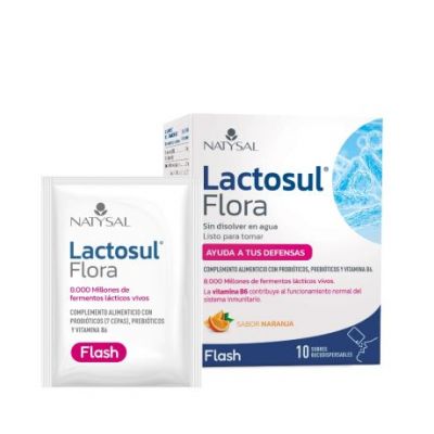 Lactosul Flora Naranja SinGluten 10Sobres Natysal