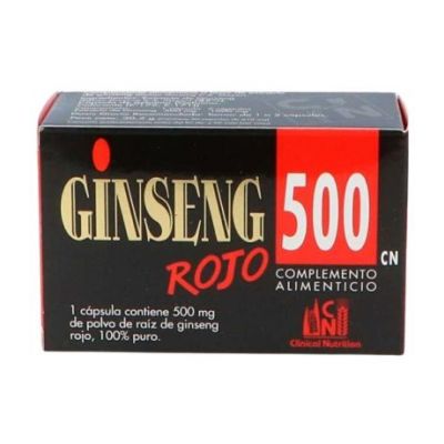 Korean Red Ginseng 500Mg 50caps C N Dietetics
