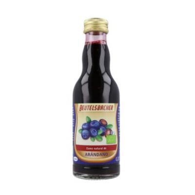 Zumo Arandano Negro Beutel SinGluten Eco Vegan 0.2L Beutelsbacher