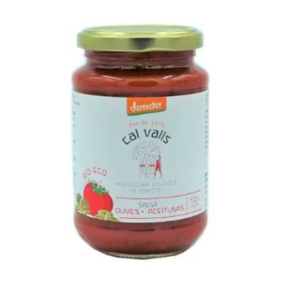 Salsa di Pomodoro con Olive Verdi Demeter 350g Cal Valls