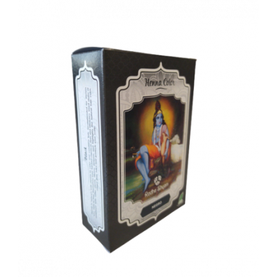 Henna Tinte Natural Negra en Polvo Eco Vegan 100g Radhe Shyam