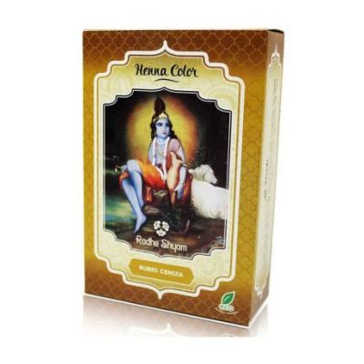 Henna Rubio Ceniza Polvo Eco Vegan 100g Radhe Shyam