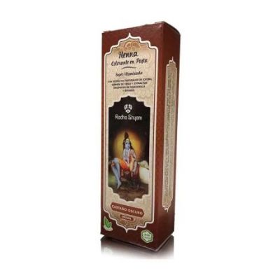 Henna Castaño Oscuro Pasta 200ml Radhe Shyam