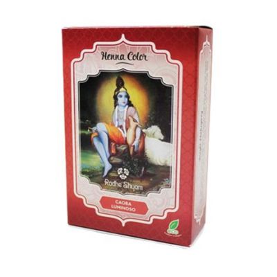 Henna Super Caoba Luminoso Polvo 100g Radhe Shyam