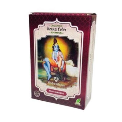 Henna Botanical Rojo Burdeos Eco 100g Radhe Shyam