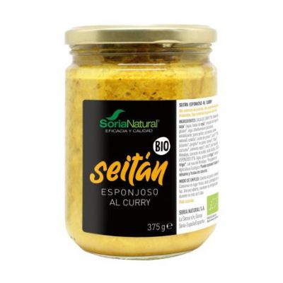 Seitan Esponjoso Curry 375g Soria Natural