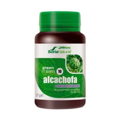 VitMin 10 Green Artichoke 900mg 30comp Soria Natural MGDose