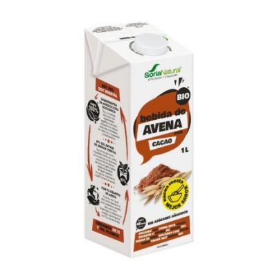 Bevanda Vegetale all'Avena con Cacao Vegano Senza Zucchero Bio 6x1L Soria Natural