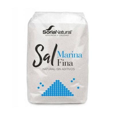 Sale marino fino raffinato 1kg Soria naturale