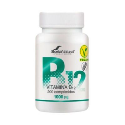 Vitamin B12 Vegan Gluten-Free 200comp Soria Natural