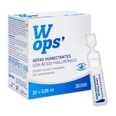 Wops Moisturizing Drops Single-dose 20 dosesx0.35ml Deiters