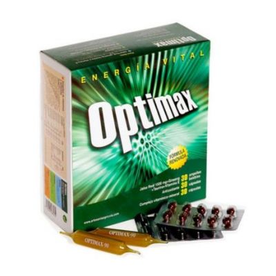 Optimax 90 Royal JellyAntioxidantVitamin Complex 30 vials 30caps Agricultural Crafts