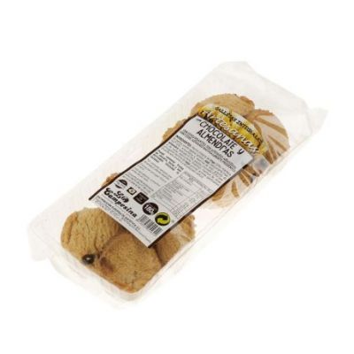Artisanal Chocolate and Almond Cookies Without Sugar 180g La Campesina