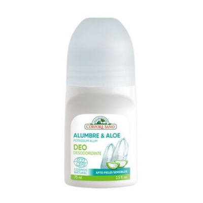 Desodorante Roll-On Alumbre y Aloe Vera Eco 75ml Corpore Sano
