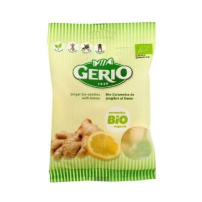 Gerio Caramelle Biologiche Limone Zenzero 75g