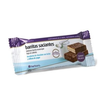 Barritas Saciantes de Yogur 24uds Herbopuntia Herbora