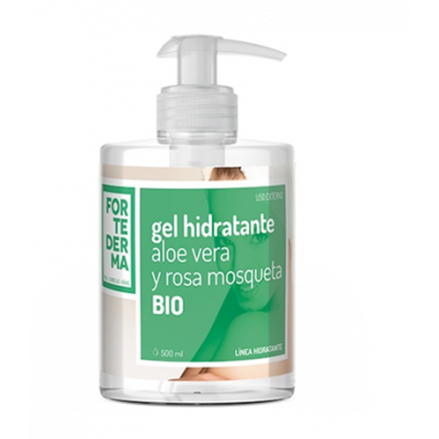 Gel Hidratante de Aloe Vera con Rosa Mosqueta Bio Vegan 500ml Fortederma Herbora